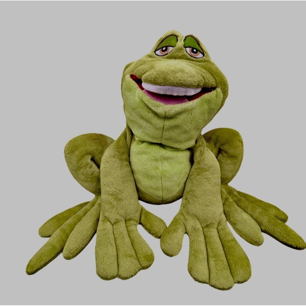 Disney Store Tiana Princess and the Frog Prince Naveen Plush 8"